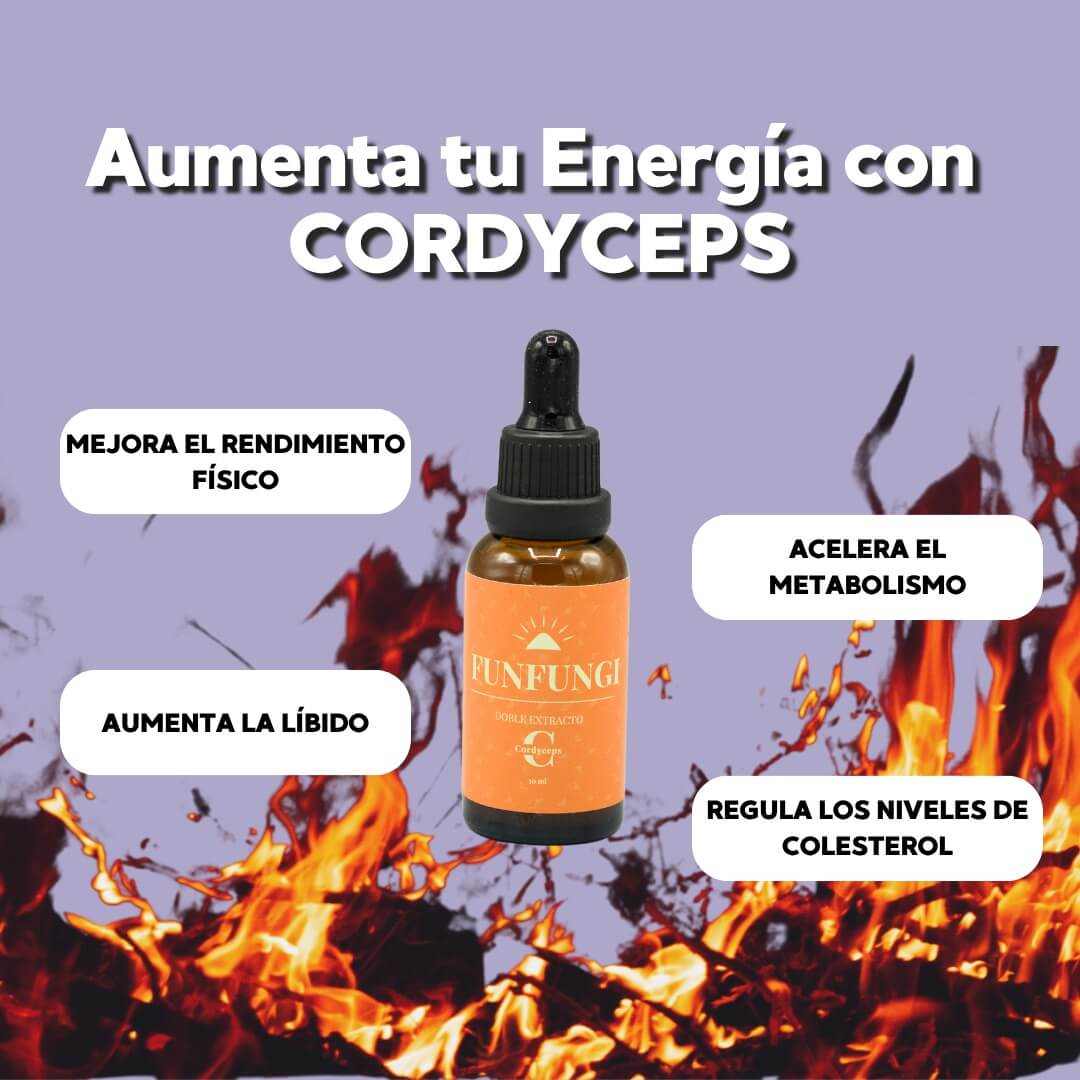 Cordyceps - Aumenta tu energía - Doble extracción 30 ml