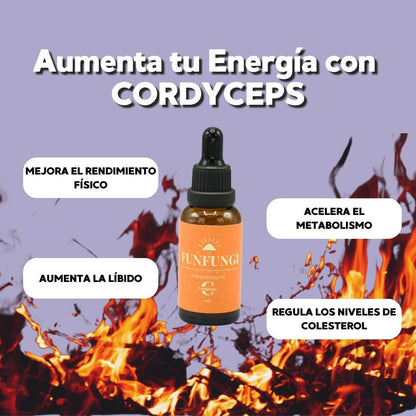 Cordyceps - Aumenta tu energía - Doble extracción 30 ml