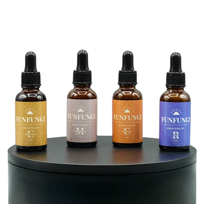 Pack de 4 Extractos de Hongos Adaptógenos - ¡Optimiza tu Bienestar! 30ml c/u