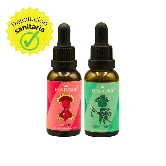 Cola de Pavo y Reishi: Refuerza tu sistema inmunológico - Extracto 30ml c/u