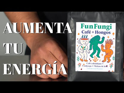 Café de Grano Molido + Melena de León + Cordyceps [FunCoffee] Activa tu día a día